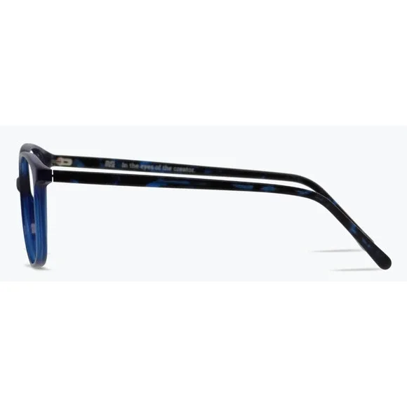 MUSE 35-001684 BLUE EYEGLASSES SUNGLASSES FRAMES 53-16-140 - Picture 3 of 3